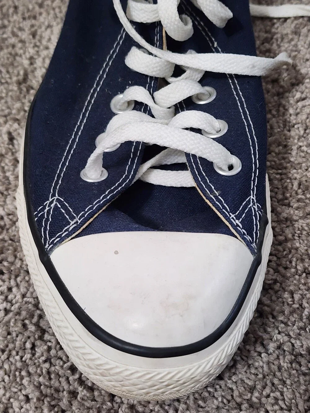 Converse Chuck Taylor All Star Mens Size 12, High Tops Navy Blue, Minimal Wear